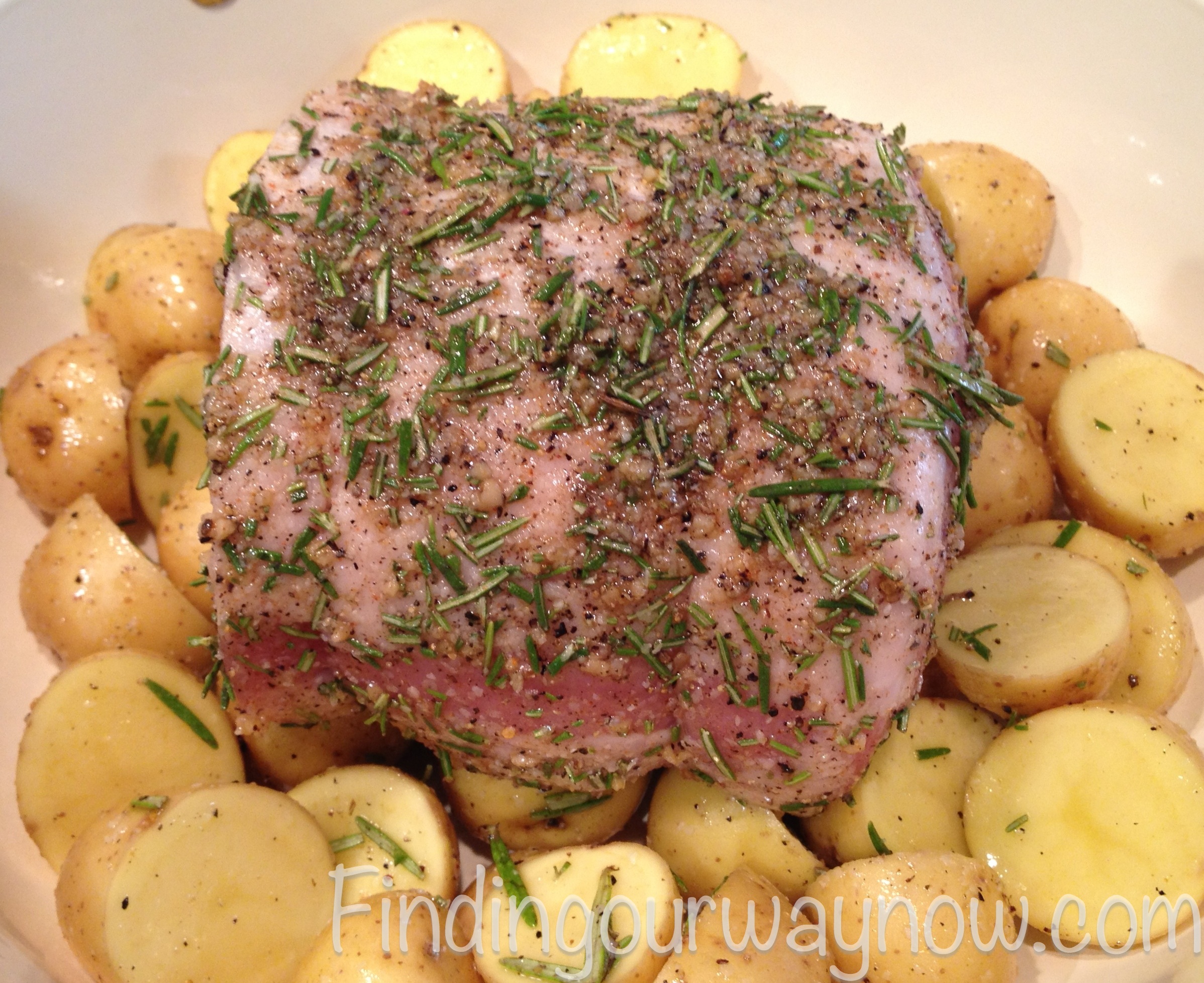 Rosemary Garlic Pork Roast Recipe Finding Our Way Now